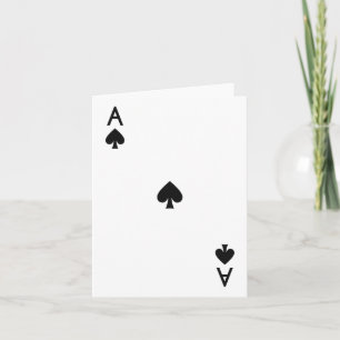 Ace of Spades Royal Flush Costume Halloween-uppspe Kort