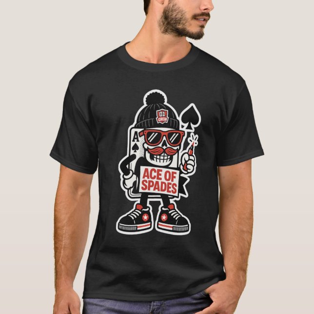 Ace of Spades Street Mascot - Pro Grind Edition T Shirt (Framsida)