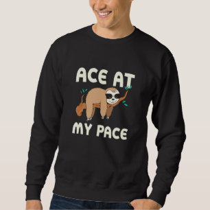 Ace på min spets Sent inspirationslängd 3 Lång Ärmad Tröja
