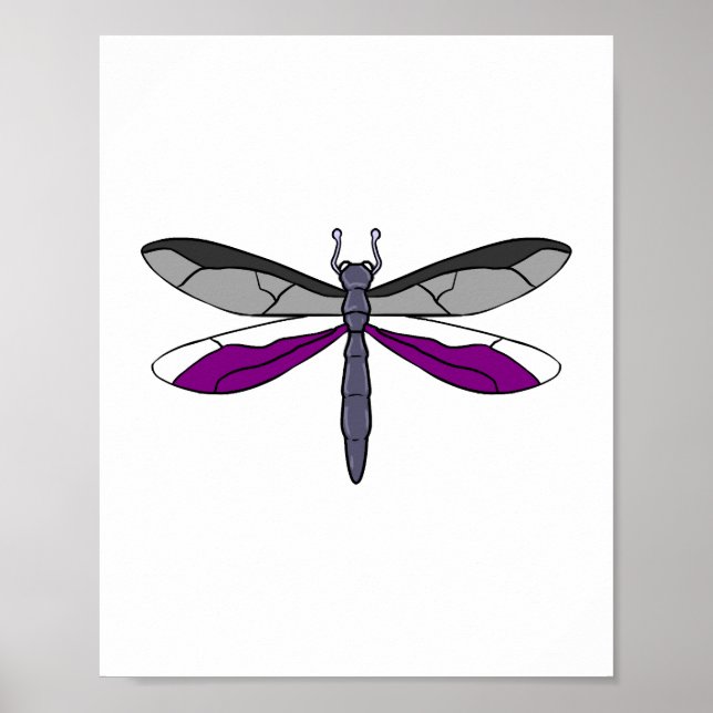 Ace Pride Dragonfly Poster (Framsidan)
