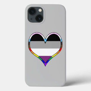 Ace Pride Heart Fodral-Mate iphone case