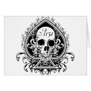 Ace Skull Hälsningskort