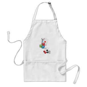 Ace Spelekort Dice Kitchen Apron Förkläde