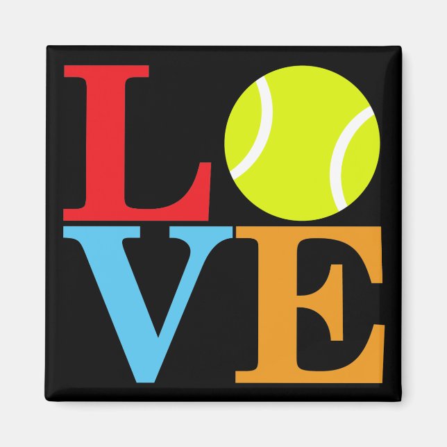Ace Tennis KÄRLEK Magnet (Framsidan)