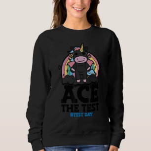 Ace Testdag Regnbåge Enhörning Skollärare T Shirt