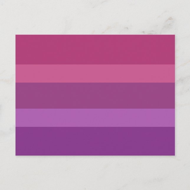 Aceflux Pride Flagga Vykort (Framsida)