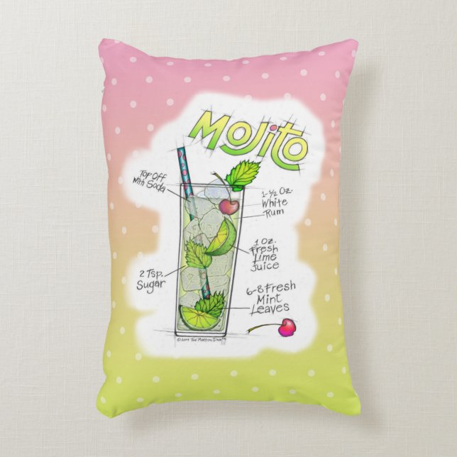 ACENTKUDDAR - MOJITO RECEPT KOCKTAIL KONST PRYDNADSKUDDE (Framsidan(Vertikal))