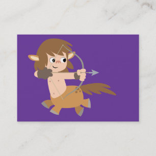 ACEO-Affärskort för Cute Tecknad Centaur Visitkort