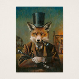 ACEO-Affärskortet Dapper Fox Visitkort