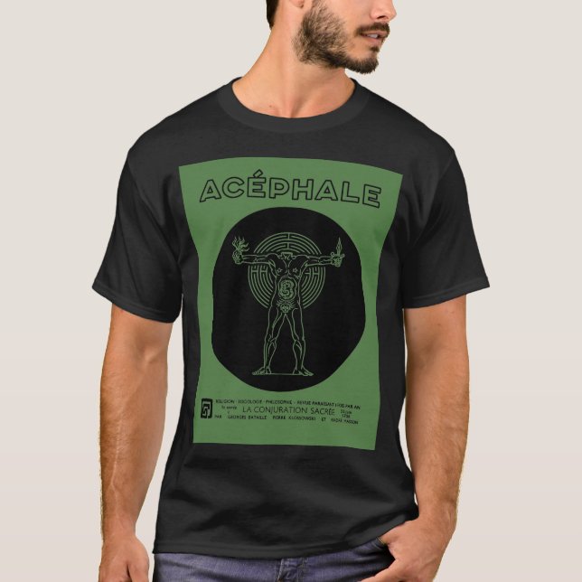 Acephale Labyrinth Poster T Shirt (Framsida)