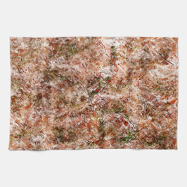 Acer-skog under bomull eller sten under jord kökshandduk