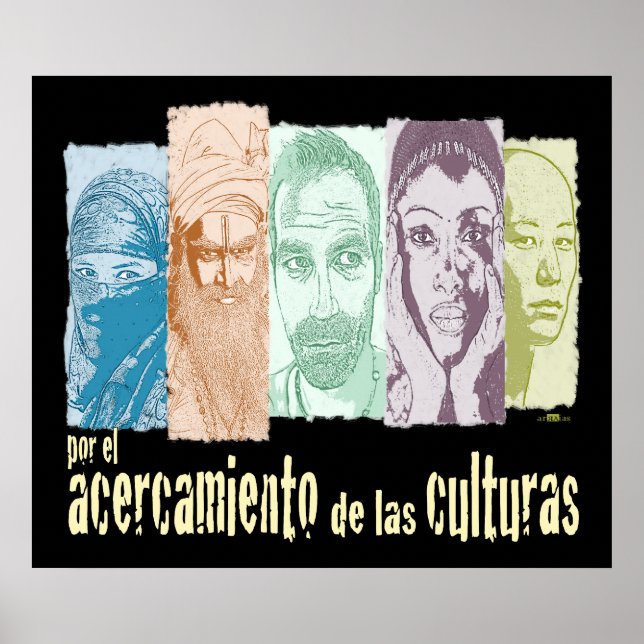 Acercamiento de las culturas. poster (Framsidan)