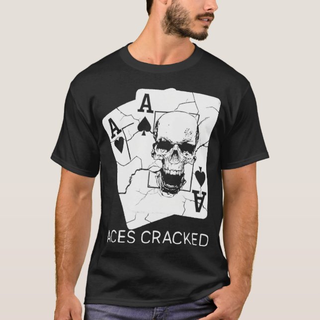 Aces Cracked T Shirt (Framsida)