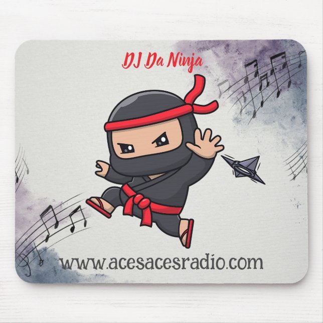 AcesAcesRadio Mouse Pad Musmatta (Framsidan)