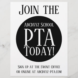 Aceserif PTA Flyer