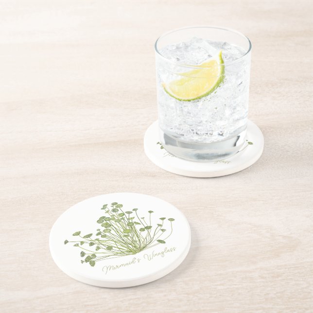 Acetabularia Sjögräs Stone Underlägg (Sidan)