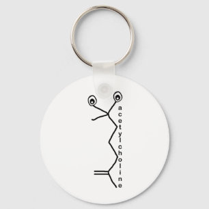 Acetylkolin Neurotransmitter Nyckelring