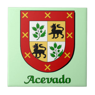 Acevado Family Shield Kakelplatta