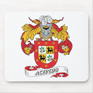 Acevedo familjvapensköld musmatta