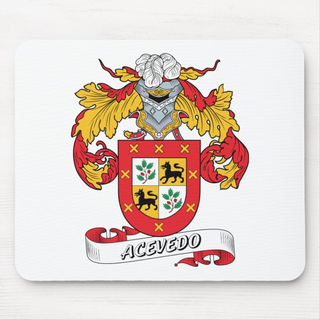 Acevedo familjvapensköld musmatta (Framsidan)