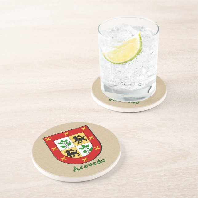 Acevedo Heraldic Shield Underlägg (Sidan)
