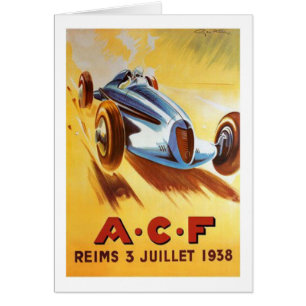 ACF Reims 3 Juillet 1938 Hälsningskort