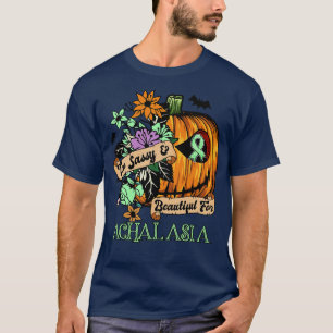Achalasia Awareness retro halloween skrämmande pum T Shirt