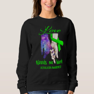 Achalasia Medvetenhet om Kärlek behöver ingen Ord T Shirt