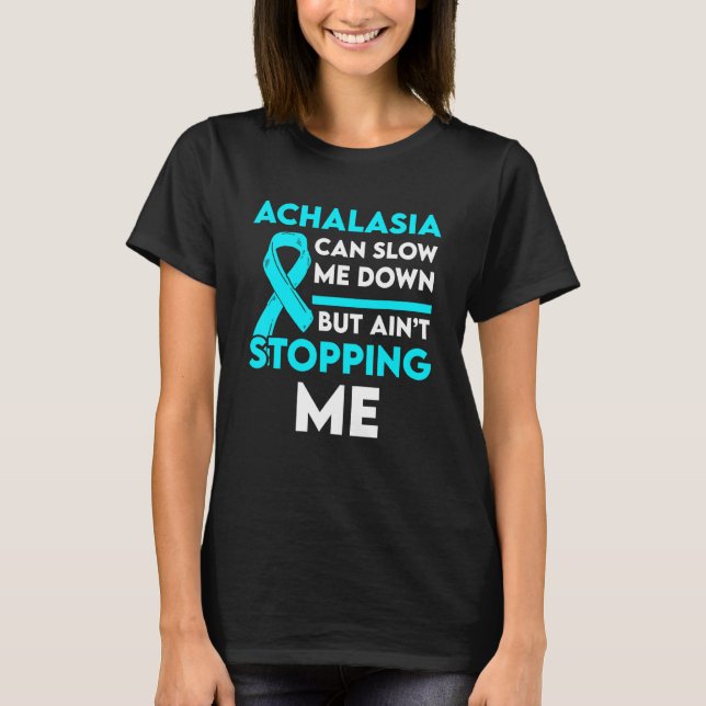 Achalasia Survivor Warrior T Shirt (Framsida)