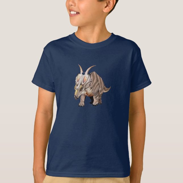 Achelousaurus Dinosaur T Shirt (Framsida)