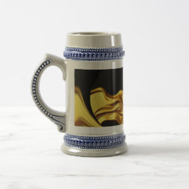 Achempong Opulent Liquid Gold Black Monochrome Art Mugg