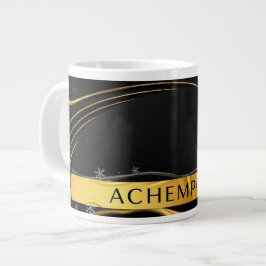 Achempong: The Auric Cascade | Opulent Liquid Gold Jumbo Mugg