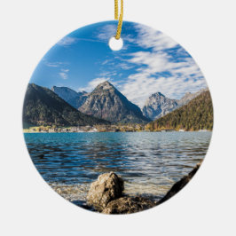 Achensee Tirol Retro Austria Helgdag Souvenir Julgransprydnad Keramik