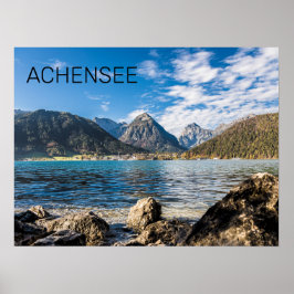 Achensee Tirol Retro Austria Helgdag Souvenir Poster