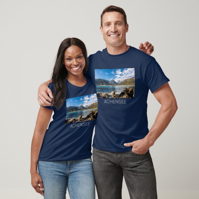 Achensee Tirol Retro Austria Helgdag Souvenir T Shirt (Unisex)