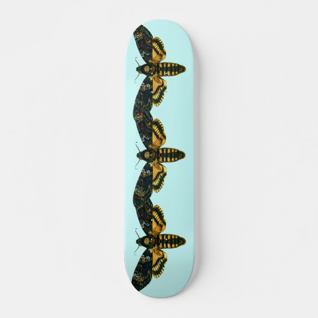 Acherontia atropos (Dödschef Hawkmoth) Mini Skateboard Bräda 18,7 Cm (Framsida)