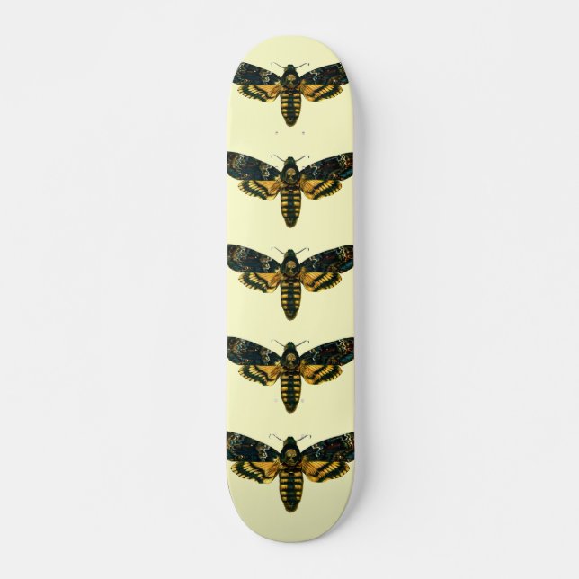 Acherontia atropos (Dödschef Hawkmoth) Old School Skateboard Bräda 21,6 Cm (Framsida)