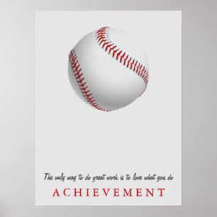 Achievational Baseball Poster