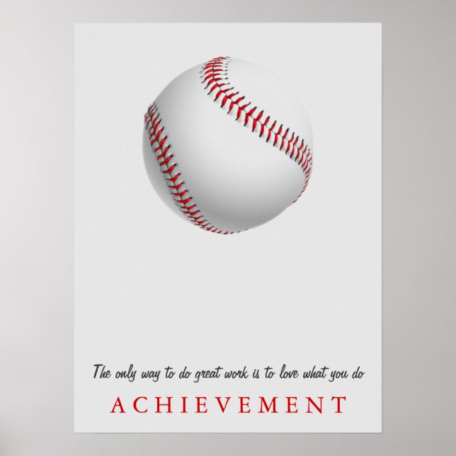 Achievational Baseball Poster (Framsidan)