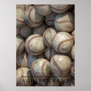Achievational Baseball Poster