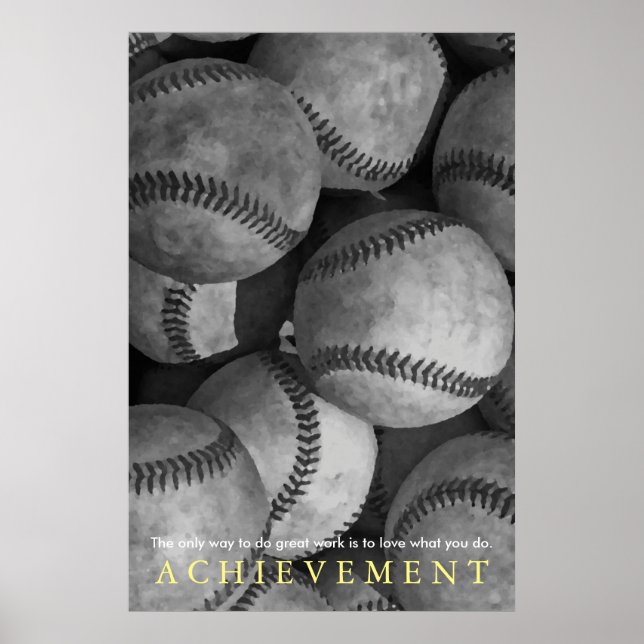 Achievational Baseball Poster (Framsidan)