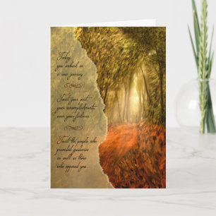 Achievement Grattis Journey Väg Kort