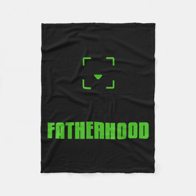 Achievement Unlocked Fatherhood Gamer Video Games  Fleecefilt (Framsidan)