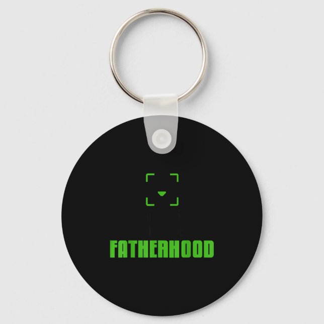 Achievement Unlocked Fatherhood Gamer Video Games  Nyckelring (Framsida)
