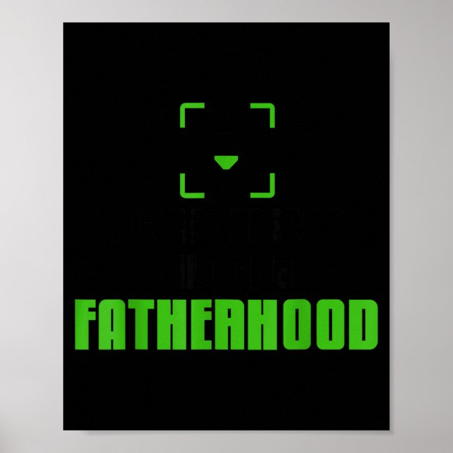 Achievement Unlocked Fatherhood Gamer Video Games  Poster (Framsidan)