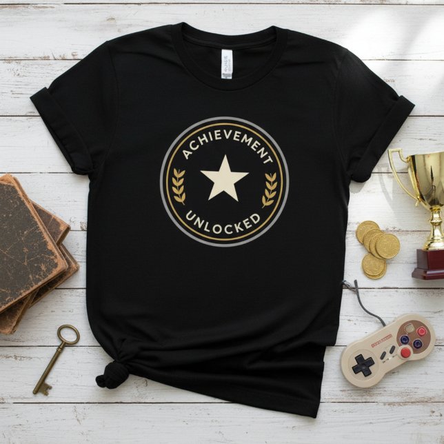Achievement Unlocked T Shirt (Skapare uppladdad)