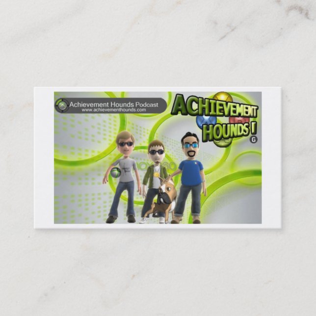 Achievementhounds Visitkort (Framsida)