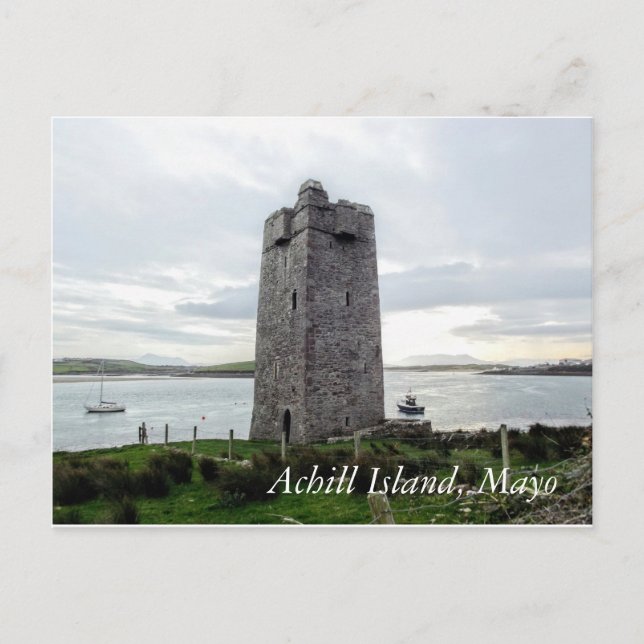 Achill Island Postcard Vykort (Framsida)