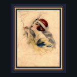 Achille Mauzan, 1920-talet, Art Deco Flapper Poster<br><div class="desc">Snygg,  Art Deco-utskrift,  av Achille Lucien Mauzan av att ha plundrat 20-talet.</div>