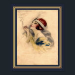 Achille Mauzan, 1920-talet, Art Deco Flapper Poster<br><div class="desc">Snygg,  Art Deco-utskrift,  av Achille Lucien Mauzan av att ha plundrat 20-talet.</div>